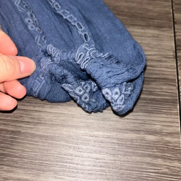 Free People Kiss Kiss Embroidered Lace Tunic Dress Size XS - Picture 5 of 8